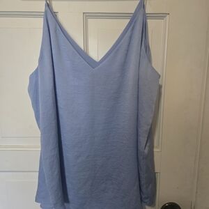 Express Pale Blue V-Neck Camisole
